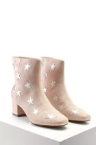 Forever21 Star Printed Faux Suede Boots