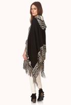 Forever21 Winter Nights Fringed Poncho