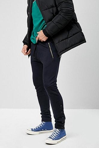 Forever21 Soulstar Moto Joggers