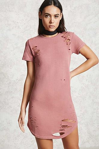 Forever21 Distressed Mini Dress
