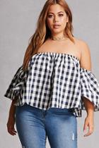 Forever21 Plus Size Gingham Crop Top