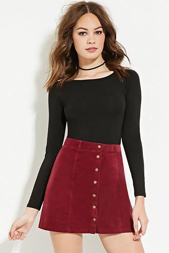 Forever21 Women's  Stretch Knit Top