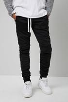 Forever21 Victorious Ruched Moto Joggers