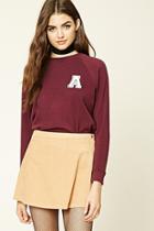 Forever21 Women's  A Letter Graphic Sweatshirt