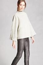 Forever21 Ash Rain + Oak Marled Sweater