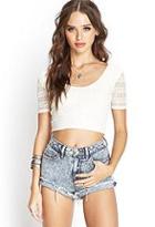 Forever21 Lace Crop Top