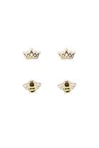 Forever21 Queen Bee Stud Set