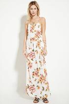 Forever21 Women's  Floral Print Maxi Dress
