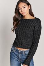Forever21 Marled Ribbed Knit Sweater