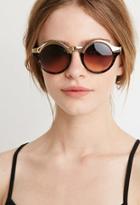 Forever21 Combo Round Sunglasses (brown/gold)