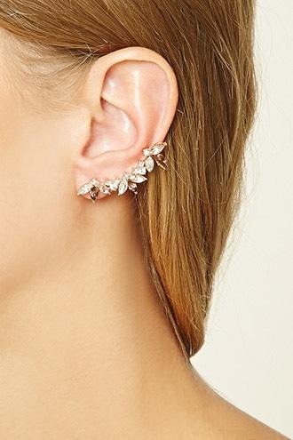 Forever21 Faux Gem Ear Cuffs