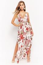 Forever21 Floral Strappy Maxi Dress