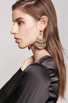 Forever21 Metallic Chandelier Earrings