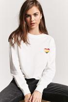 Forever21 Embroidered Heart Tee