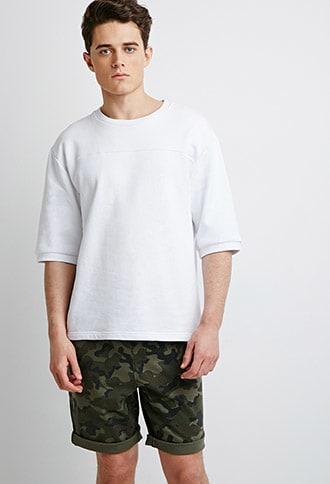 Forever21 Drawstring Camo Shorts