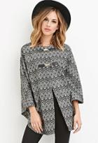 Forever21 Geo-patterned Poncho