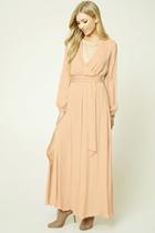 Forever21 Belted Surplice Maxi Dress