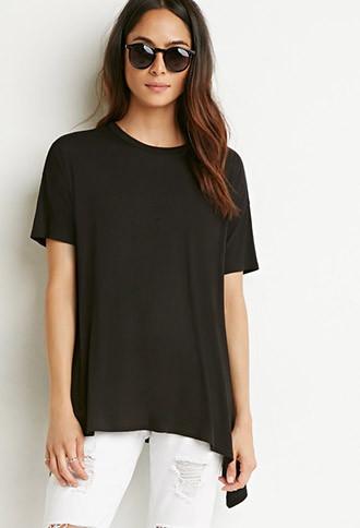 Forever21 Drop-sleeve Trapeze Tee