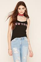 Forever21 Women's  New York Graphic Cami