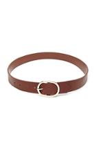 Forever21 Tan Faux Leather Belt