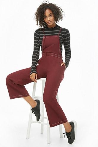 Forever21 Cami Overall Jumpsuit