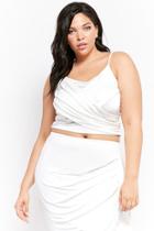 Forever21 Plus Size Cross-front Cropped Cami
