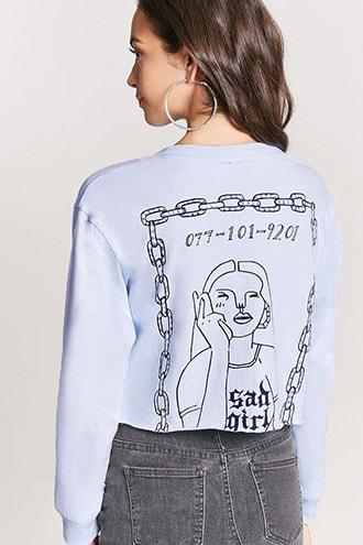 Forever21 Yuki Haze Hazy Crop Top