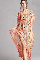 Forever21 Z&l Europe Tribal Print Maxi Dress