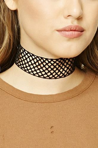 Forever21 Mesh Net Choker