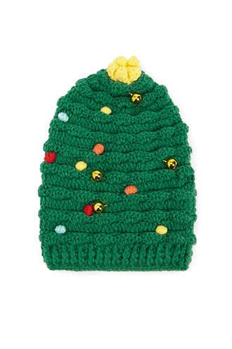 Forever21 Christmas Tree Beanie