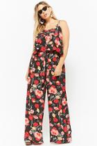 Forever21 Plus Size Floral High-rise Pants