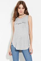Forever21 Not Your Bae Graphic Muscle Tee