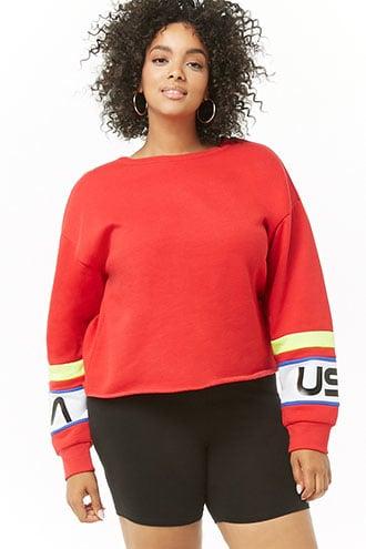 Forever21 Plus Size Nasa Graphic Sweatshirt