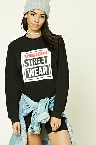 Forever21 Vision Streetwear Sweatshirt