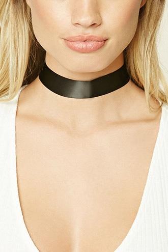 Forever21 Black Satin Choker