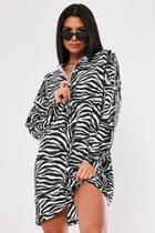 Forever21 Missguided Zebra Print Dress
