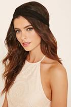 Forever21 Black Sheer Lace Headwrap