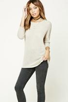 Forever21 Purl Knit Boxy Top