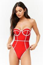 Forever21 Bustier One-piece Swimsuit