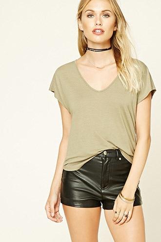 Love21 Women's  Contemporary Back Cutout Top