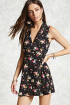 Forever21 Floral Button-up Dress
