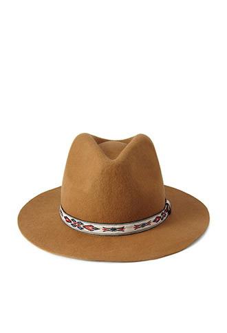 Forever21 Southwestern Band Wool Fedora