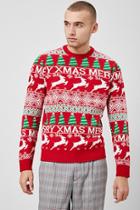 Forever21 Merry Christmas Graphic Sweater