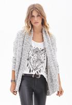 Forever21 Heathered Open-front Cardigan