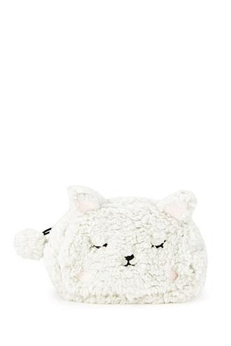 Forever21 Fuzzy Mouse Makeup Bag