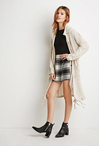 Love21 Drapey Drawstring Utility Jacket