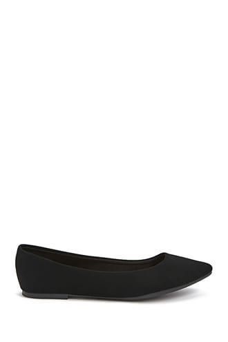 Forever21 Faux Nubuck Ballet Flats