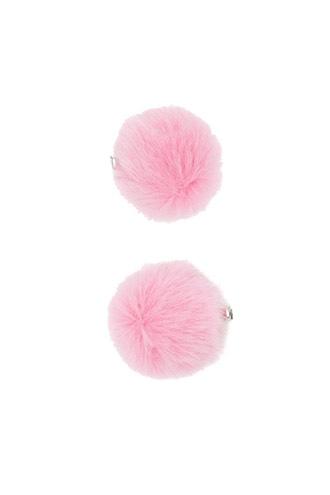 Forever21 Pom-pom Hair Clip Set