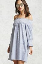 Forever21 Off-the-shoulder Smocked Dress