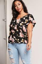 Forever21 Plus Size Floral Crepe Top